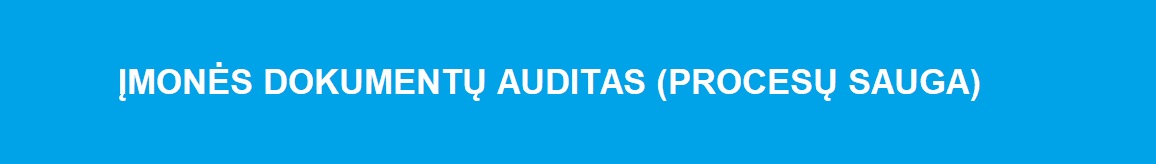 Dokumentų auditas (ATEX))